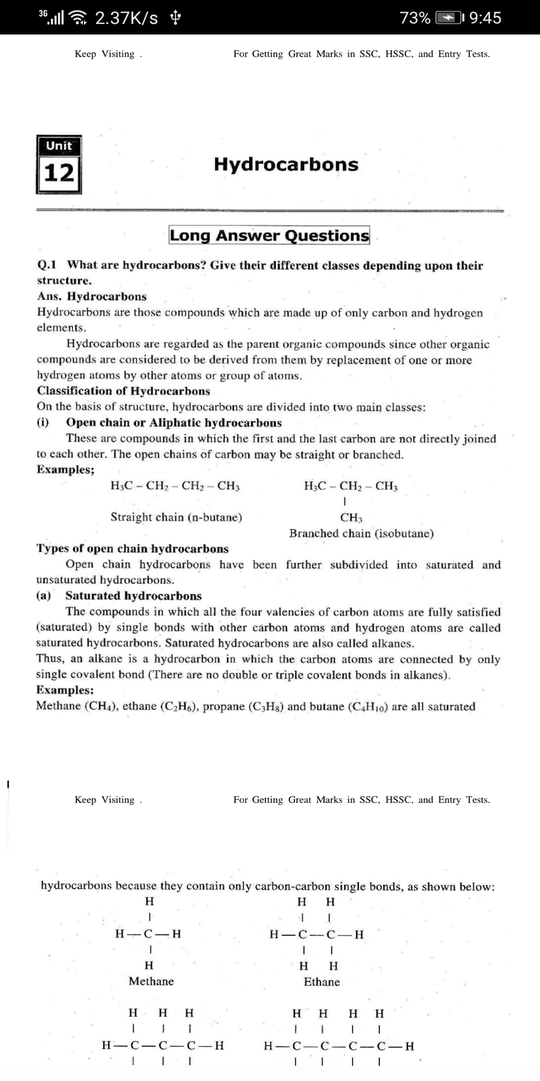 10th class chemistry notes screenshot
