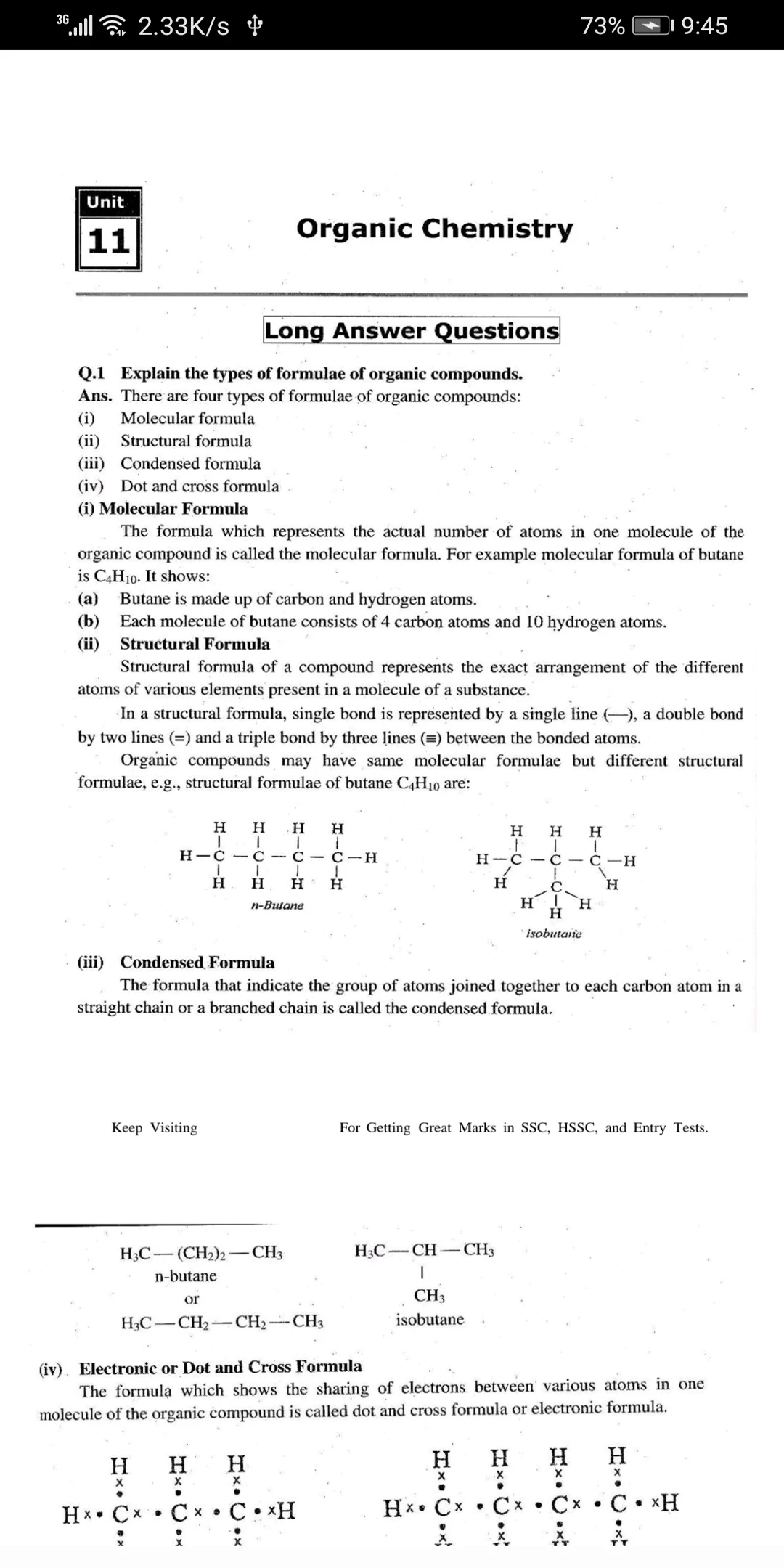 10th class chemistry notes screenshot